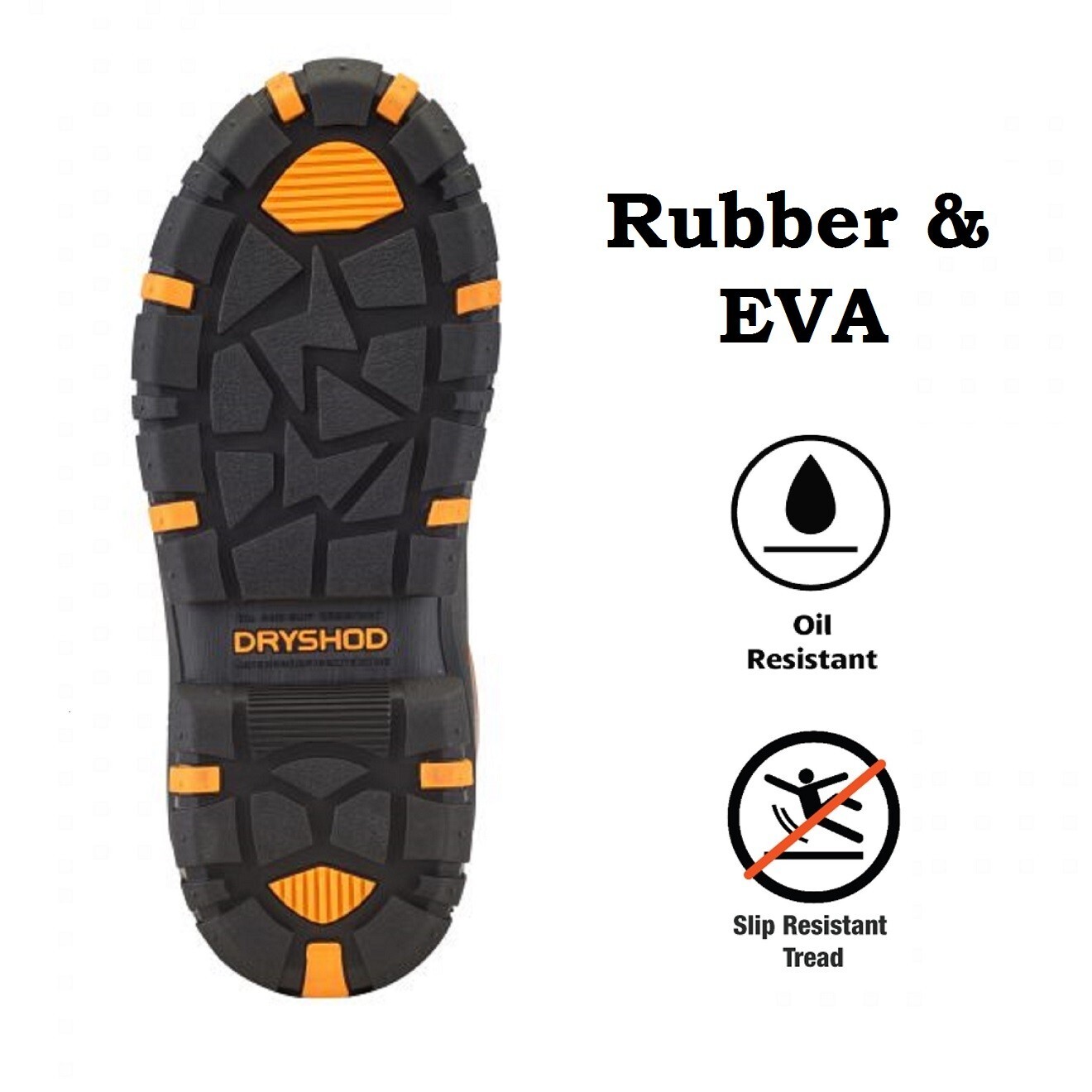 Dryshod Size 10 MEGATAR Steel Toe Extreme Protection Metatarsal Boot MEG-MH-BK