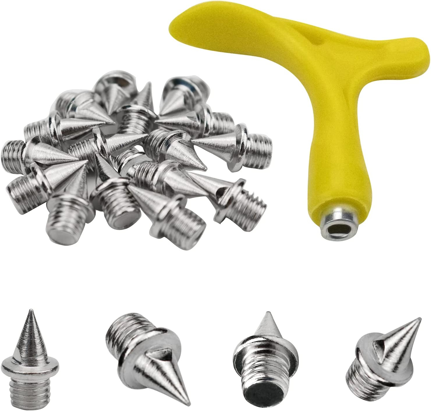 Track Spikes 1/4Inch for Men Shoes Stainless Steel 48 Pcs