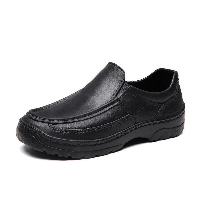 Men Slip On Wide Fit Lightweight Casual Non-slip Driving Boat Work Shoes Walking
