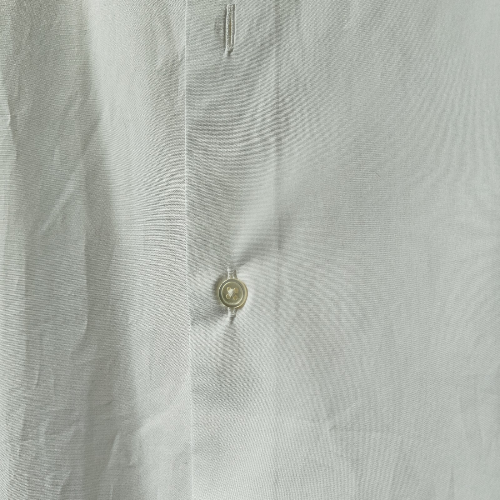 NWT Ann Demeulemeester White Cotton Dress Shirt Size M, Men’s