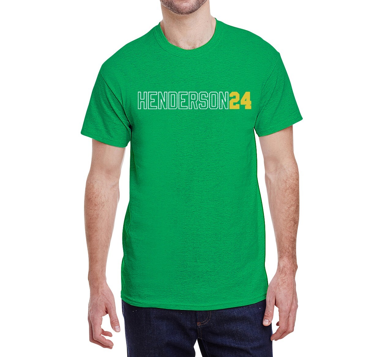 OAKLAND Name And Number Rickey Henderson #24 Unisex T-shirt S-XXL FREE S&H!