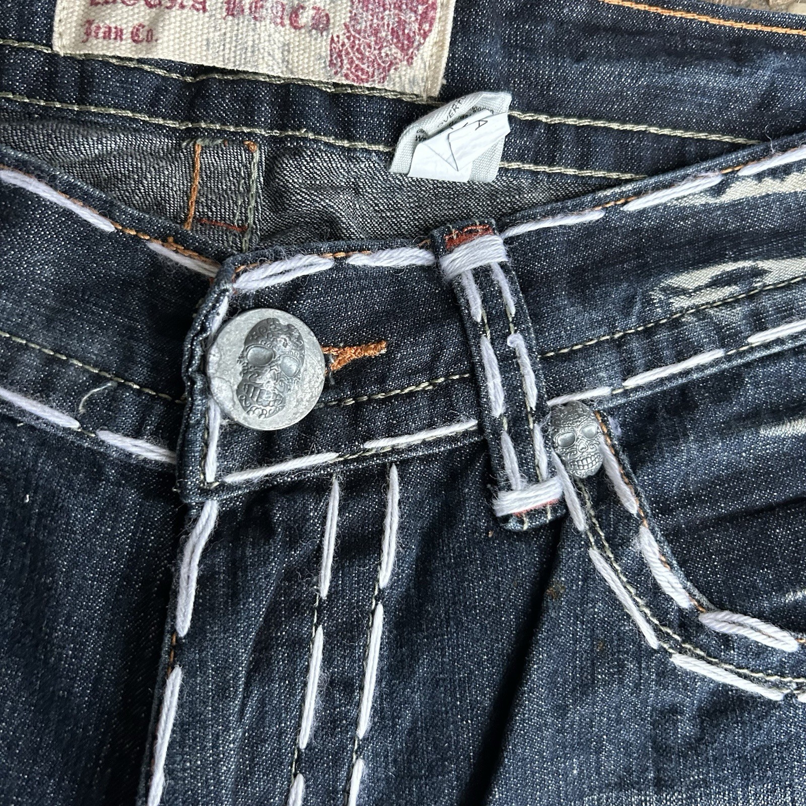 y2k 33 Inch Laguna Beach Jeans Straight Leg