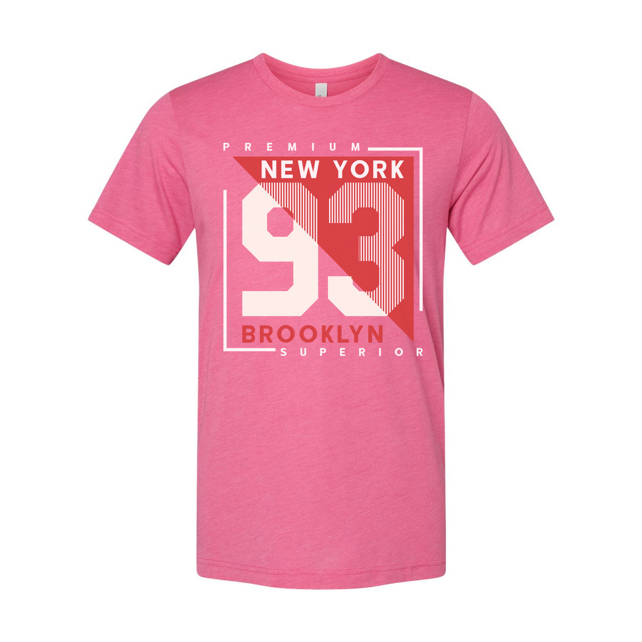 Premium New York 93 Graphic T Shirt With Brooklyn Superior Text Unisex Short Sle