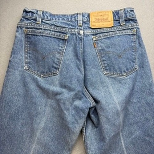 Levi Jeans Men 33×31 (FIT 32×29)Blue 550 Relaxed Fit Vintage 90s Made in USA
