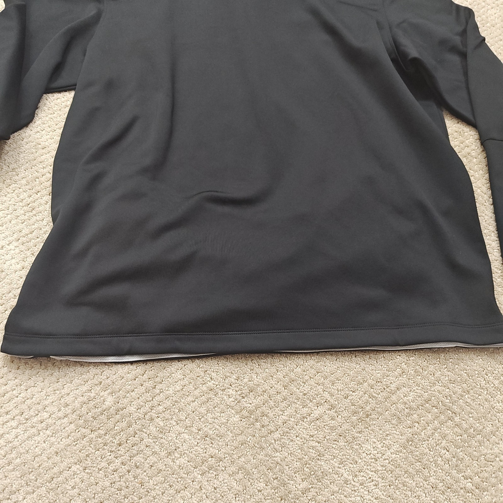 Nike Golf Tour Performance Dri-FIT Whistling Straits 1/4 Zip Black Gray XL