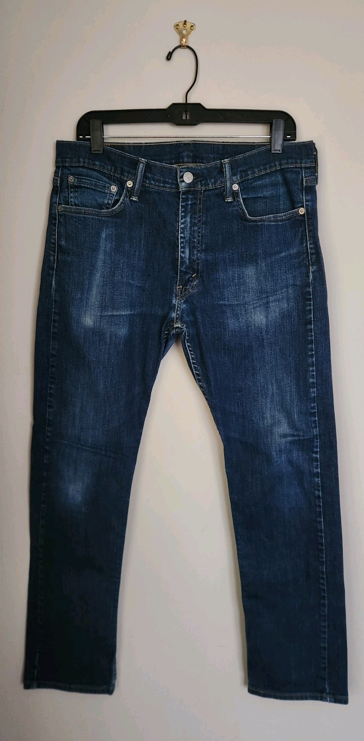 Levi’s 513 Jeans Men’s 33×32 Slim Straight Blue Denim Medium Wash