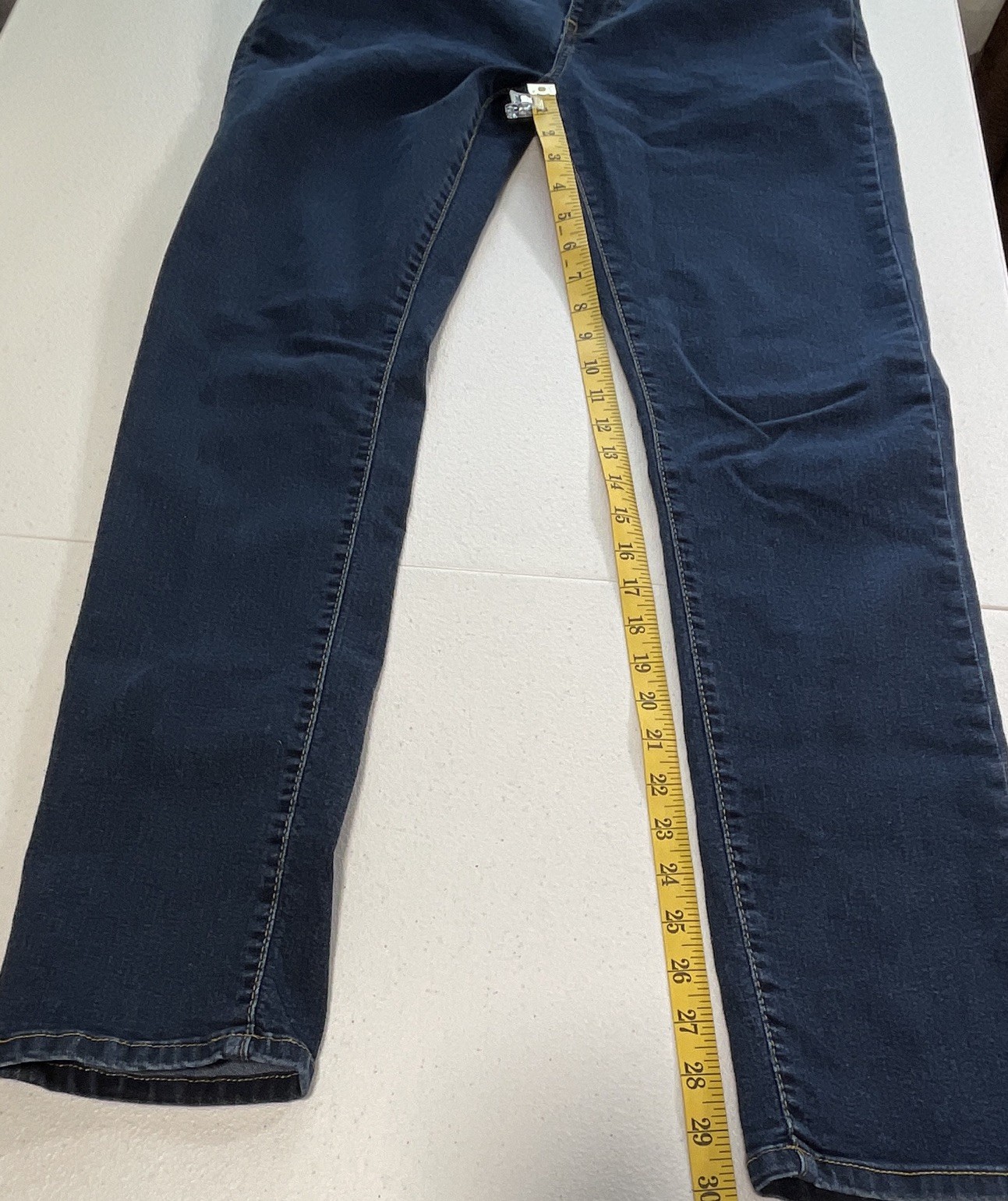 Levi’s 510 Men’s Dark Wash Blue Denim Skinny Slim Fit Low Rise Jeans 36 x 32