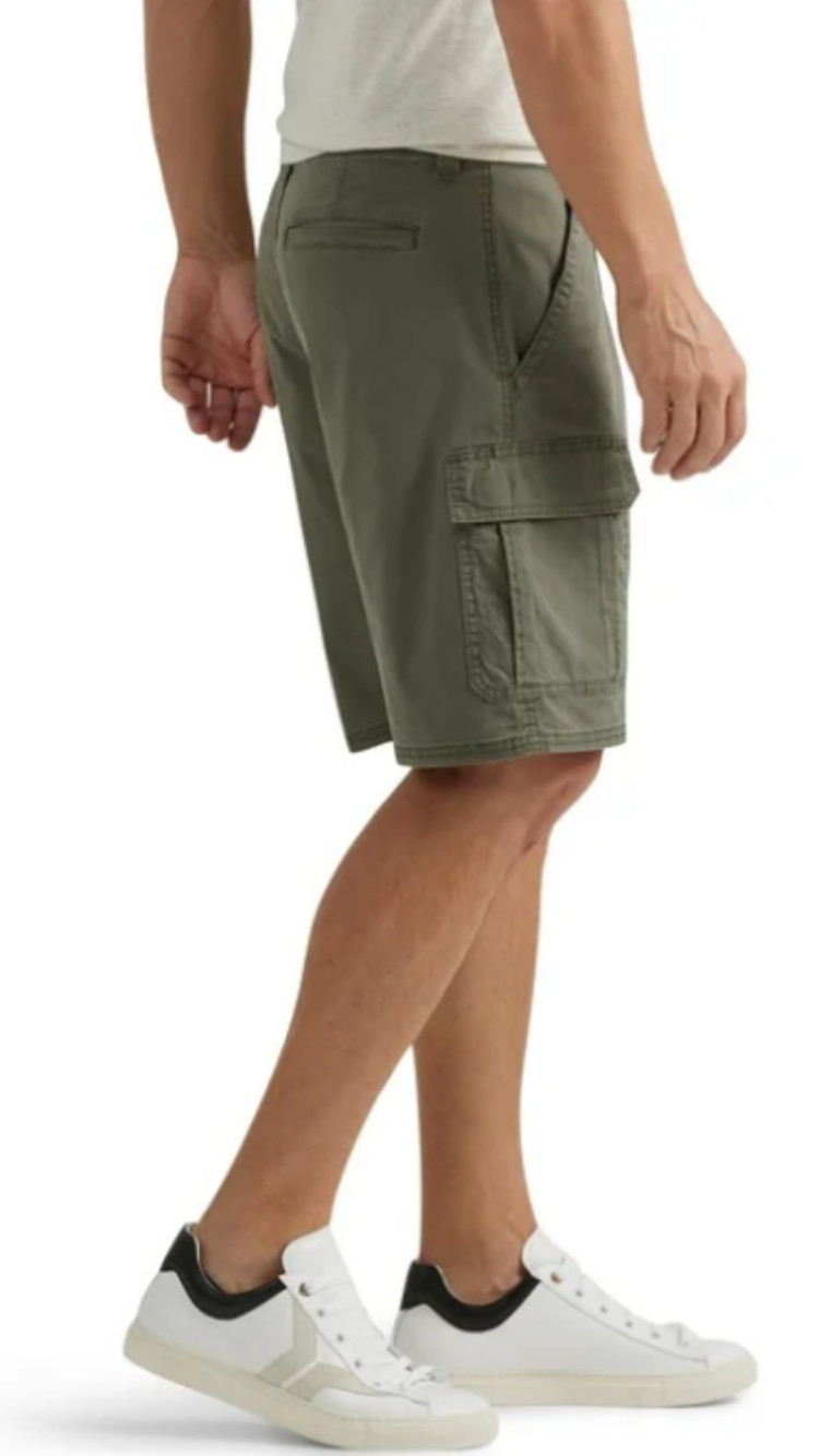 Men’s Wrangler Cargo Shorts w Stretch CHOOSE COLOR, SIZE Relaxed Fit Tech Pocket