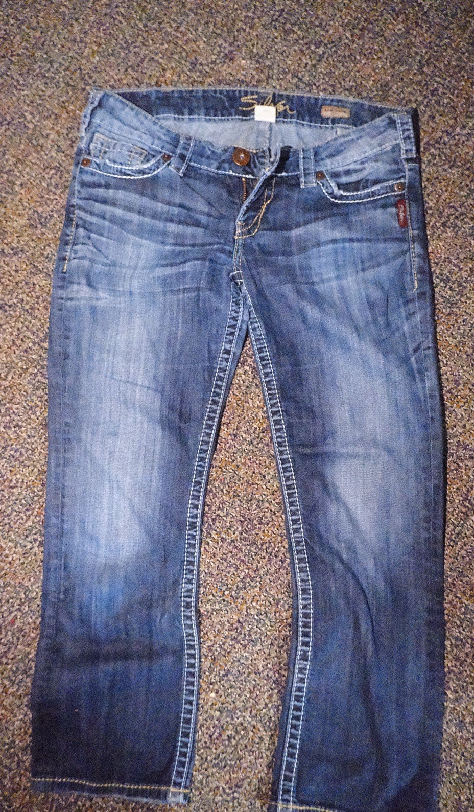 Silver Jeans Co Frances Bootcut Dark Wash Denim Jeans Women’s