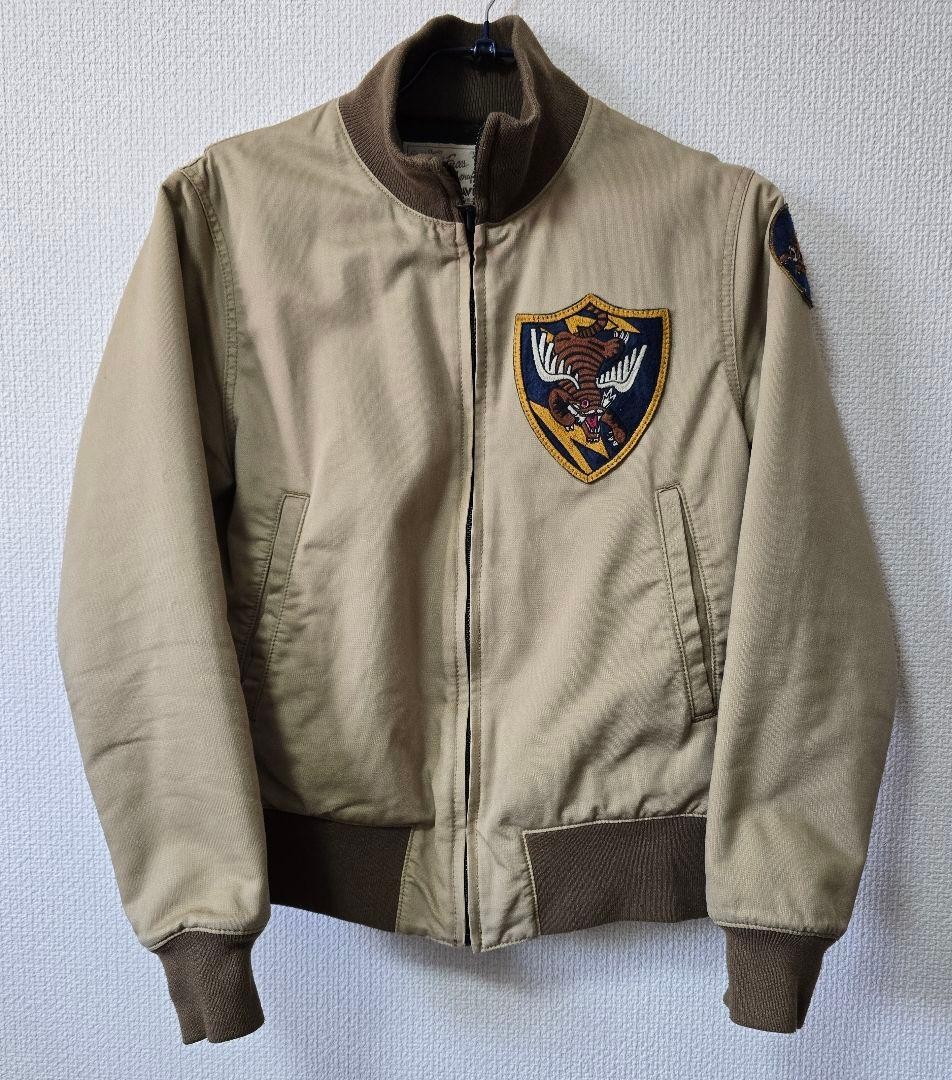 AVIREX Tankers Flying Tiger military Jacket Blouson Coat Men Size M Genuine