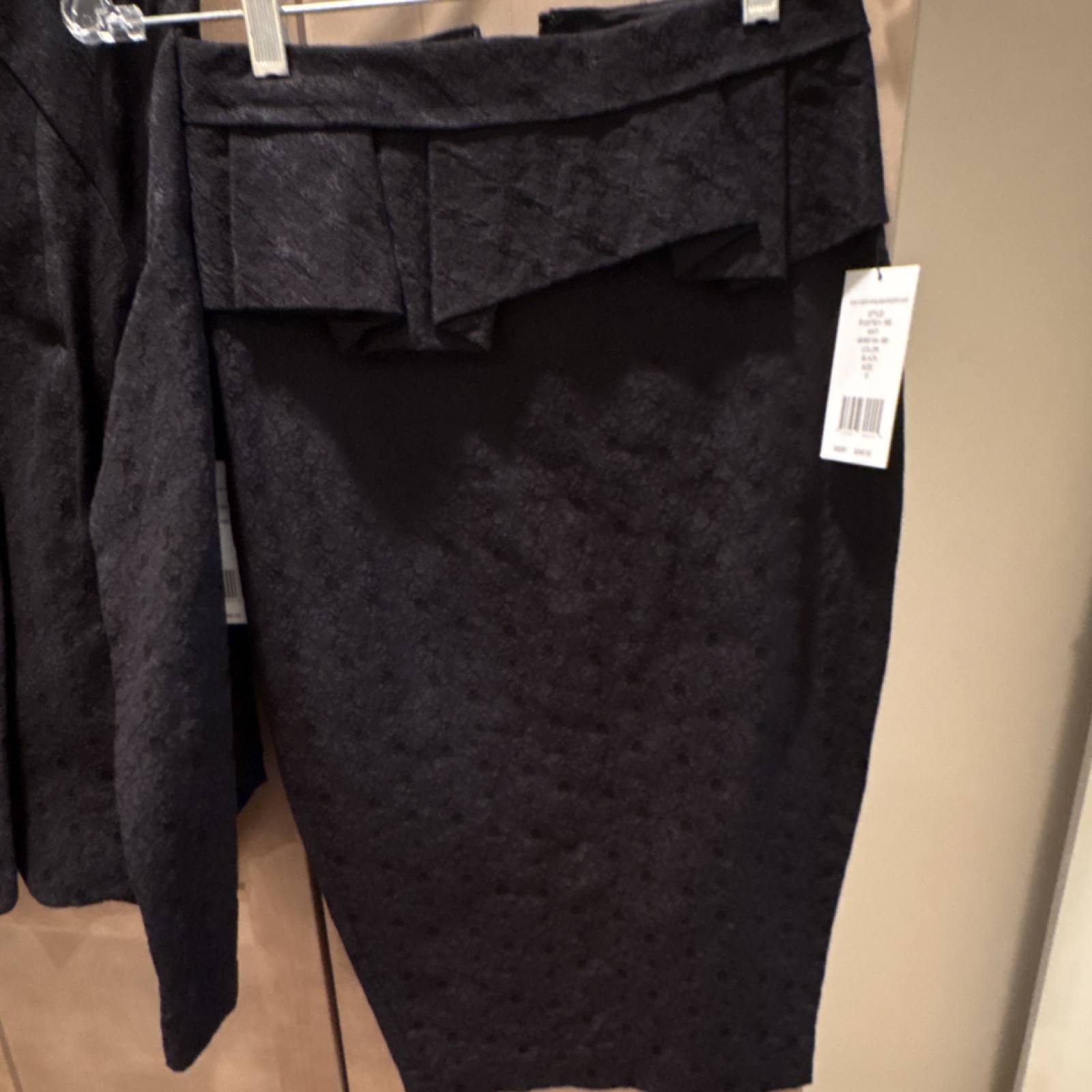 Robert Rodriguez Black Dot Skirt Suit Set Jacket & Skirt Long Sleeve Sizes 4 & 0