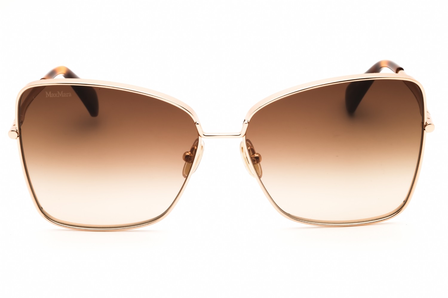 MAX MARA MM097-28F-59 Sunglasses Frame Size 59mm 135mm 14mm ROSEGOLD Women