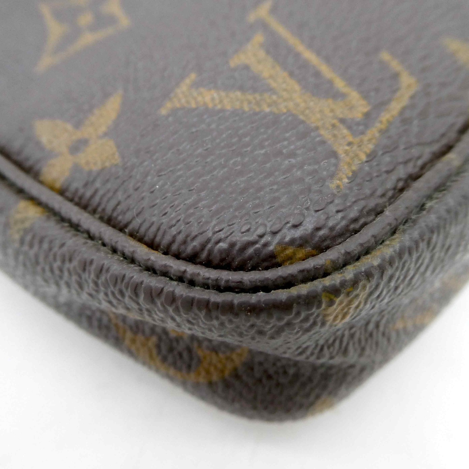 Louis Vuitton Pochette Accessoires Hand Bag PVC Leather M51980 Monogram 1119