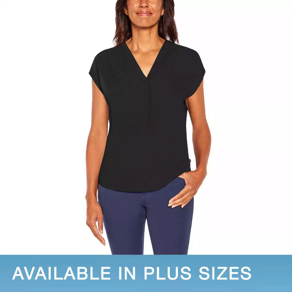 Banana Republic Ladies’ Short Sleeve V-Neck Blouse(#1764639 & 1685714)