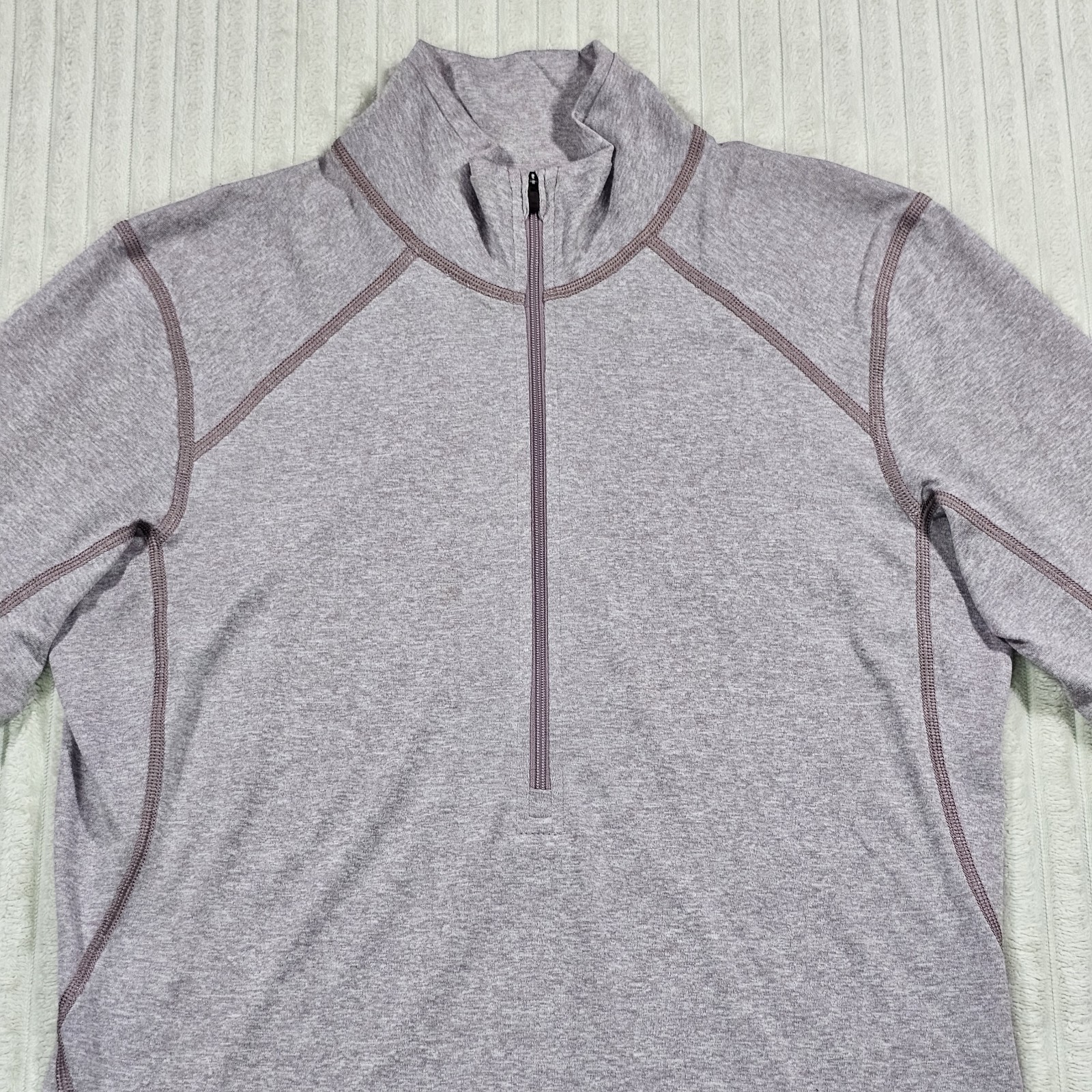 REI Co Op Pullover Women’s MEDIUM Purple 1/2 Zip Lightweight Base Layer
