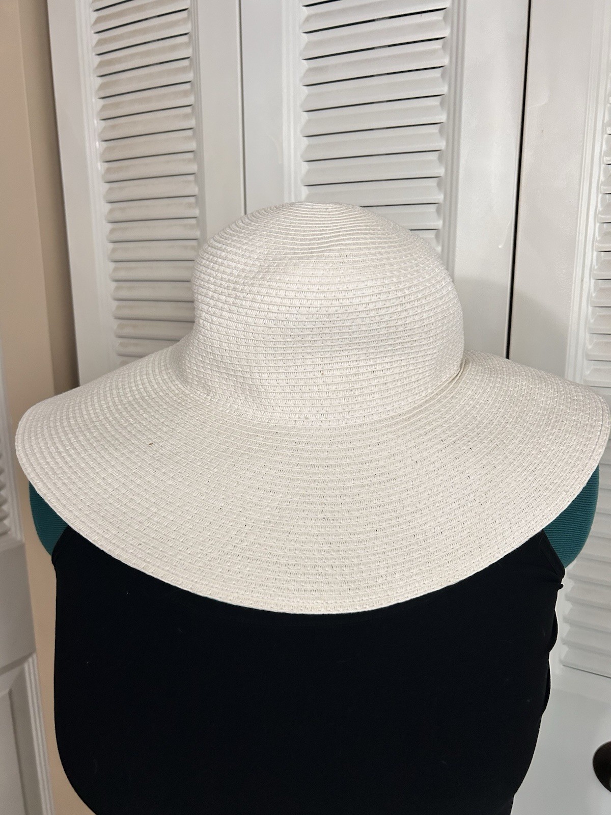 Sun N Sand White Wide Brim Floppy Sun Hat Beach Resort Packable One Size