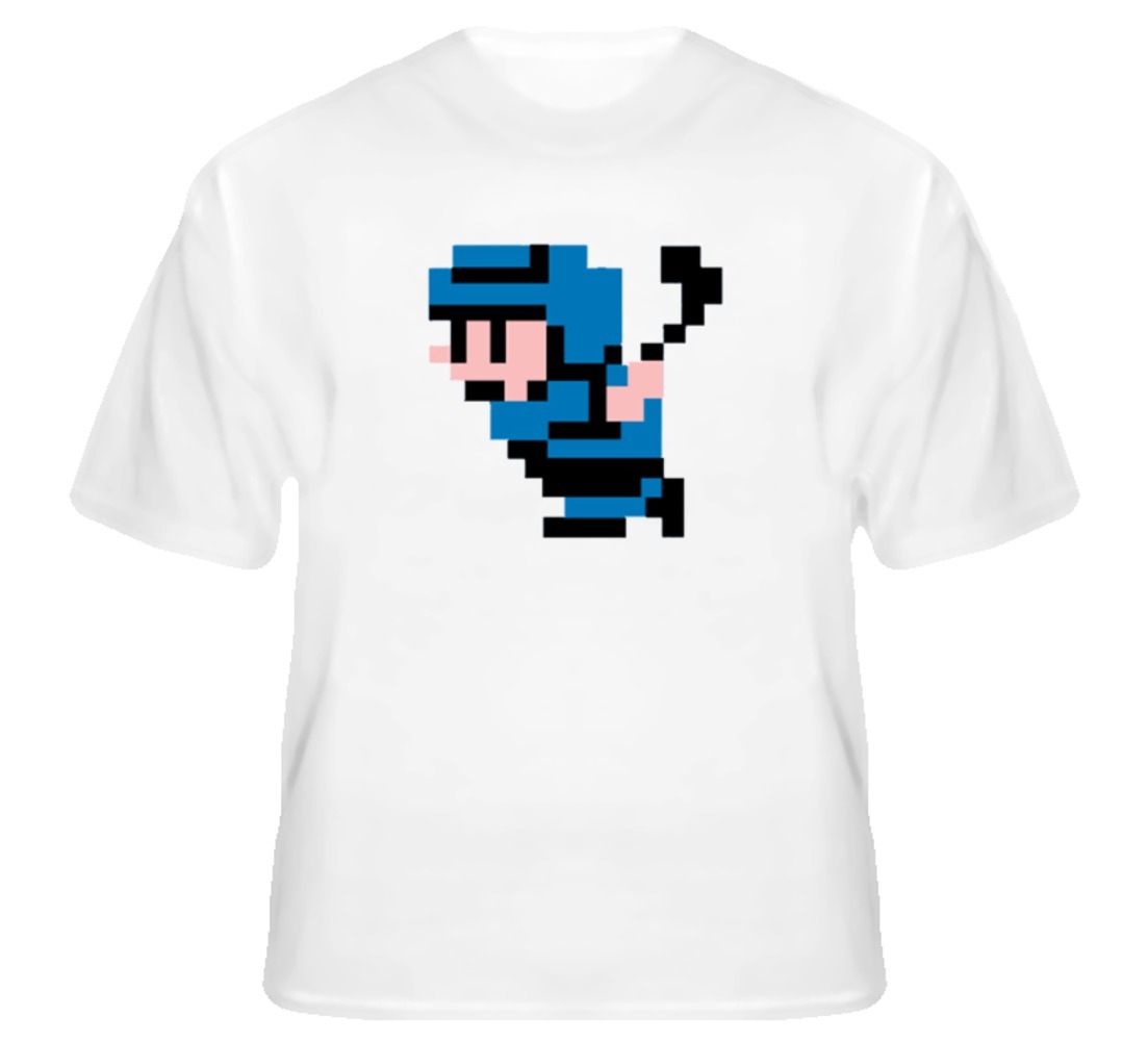 NES Classic Ice Hockey Player T Shirt