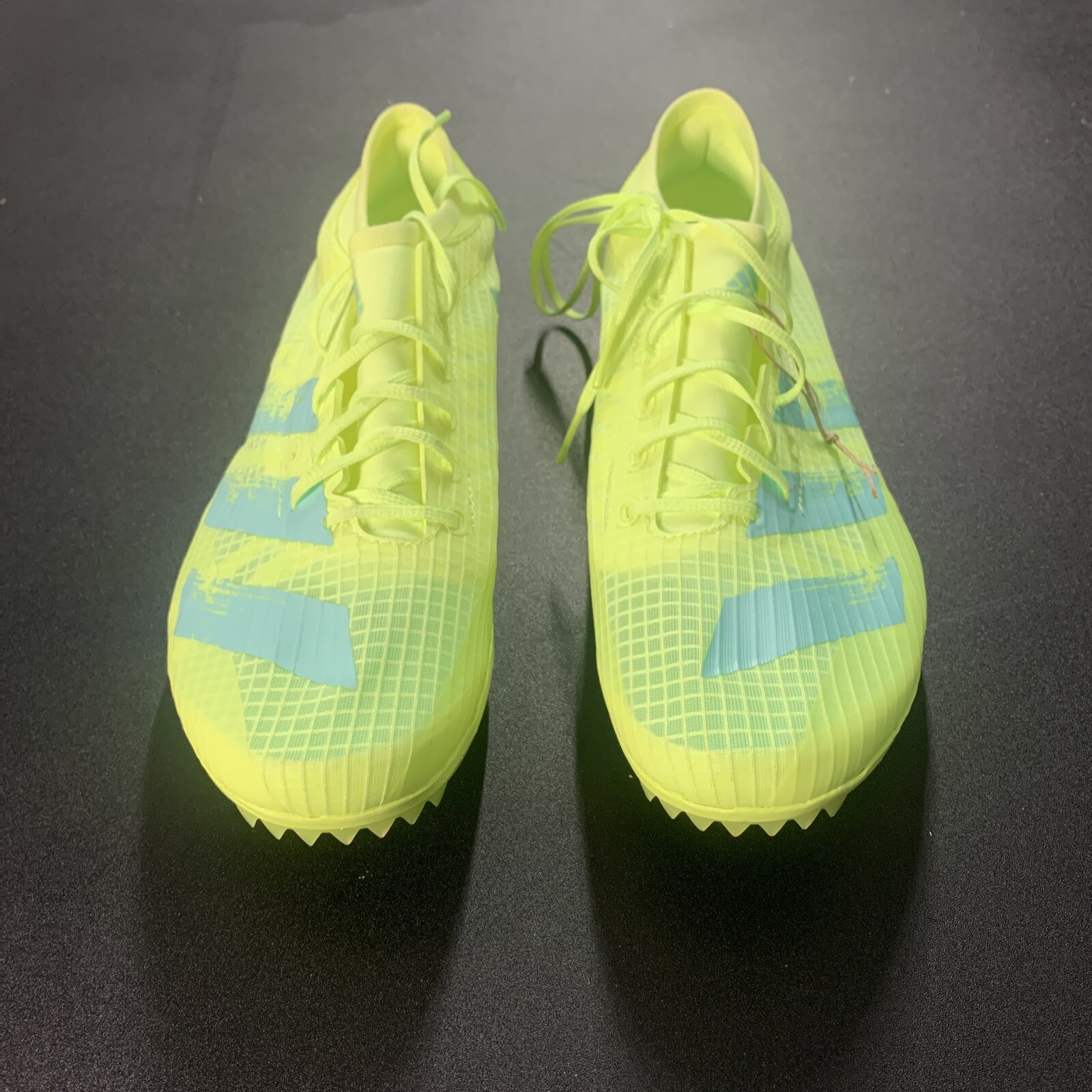 Adidas Adizero Ambition Running Spikes Track Athletic Yellow FY0369 sz 11 1/2