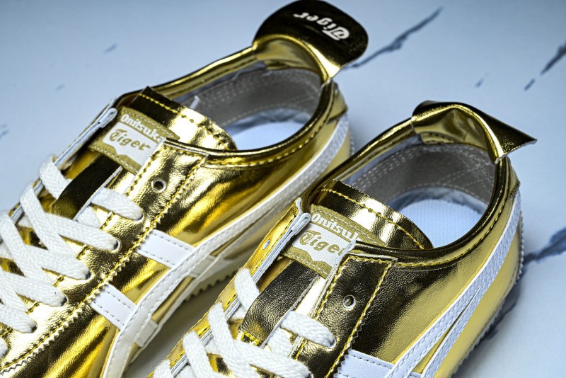Onits*ka Tiger Mexico66 Gold White 1183B566-201 Unisex Size 4-11