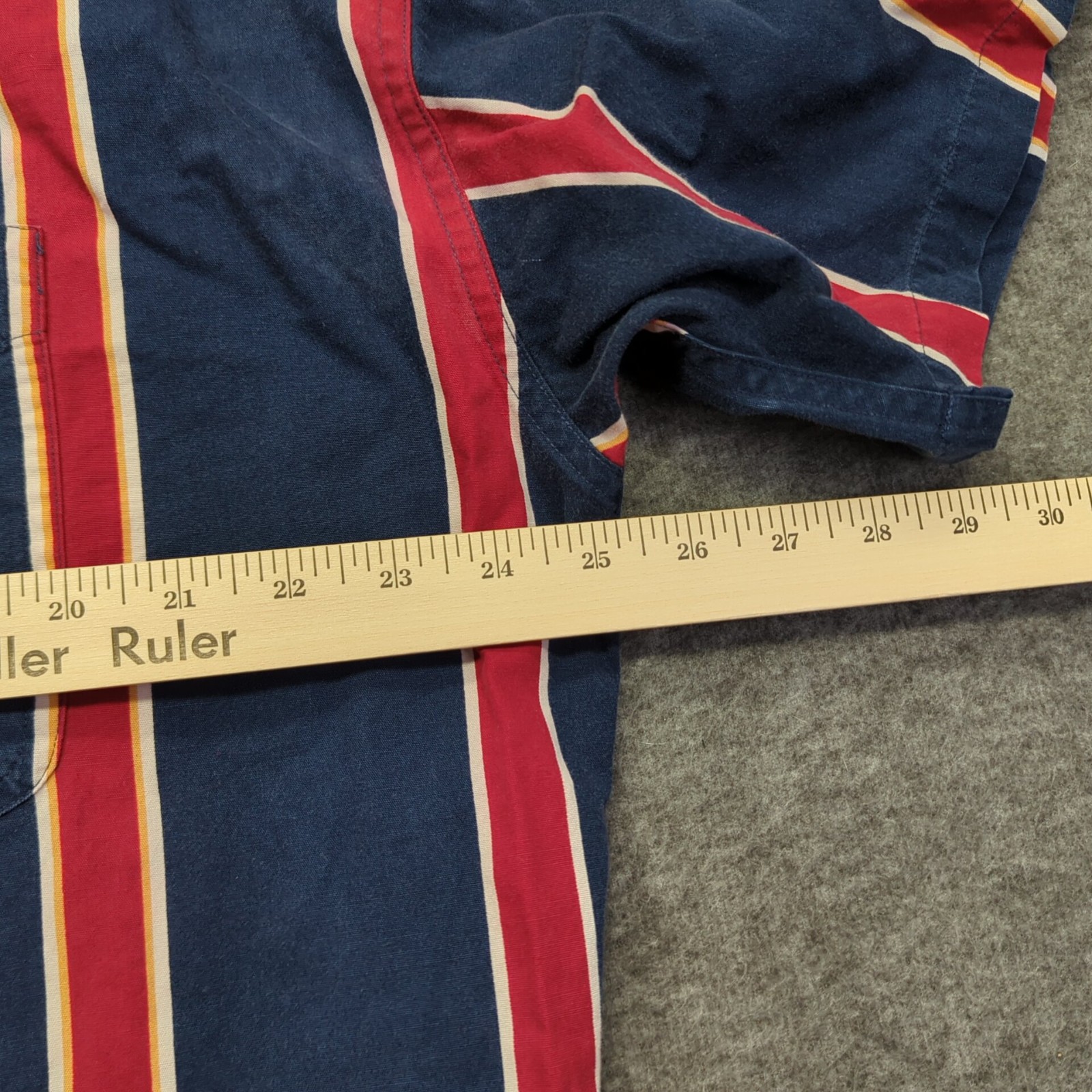 Vintage Chaps Ralph Lauren Shirt Mens XL Striped Colorful 90s Classic Preppy