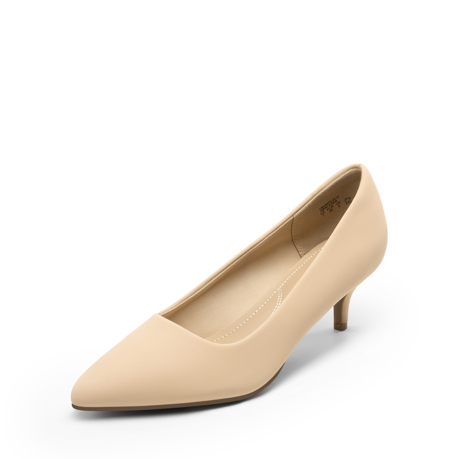 Women’s Pumps 2″ Kitten Heel Pointed Toe Office Lady Low Heel Dress Shoes