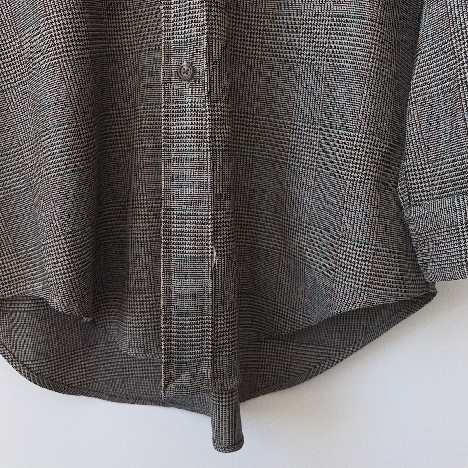 Vintage Polo Ralph Lauren 100% Wool Utility Shirt Men’s M Houndstooth MiUSA
