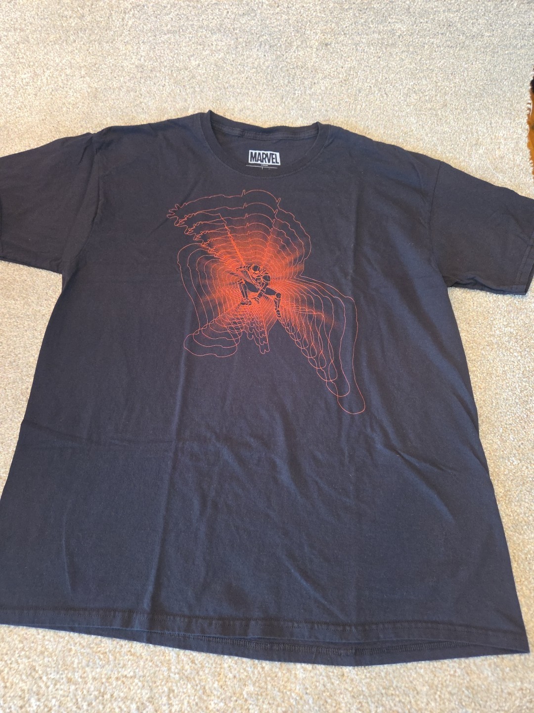 Mens Marvel Spider-Man T-Shirt Loot Crate XL Black – Never Worn Comic Tee