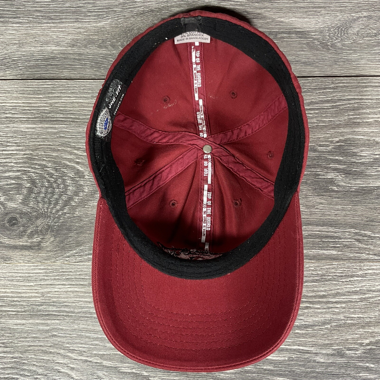 ESPN Arkansas Razorbacks SEC Fitted Hat Cap One Size Fit Most Stretch University