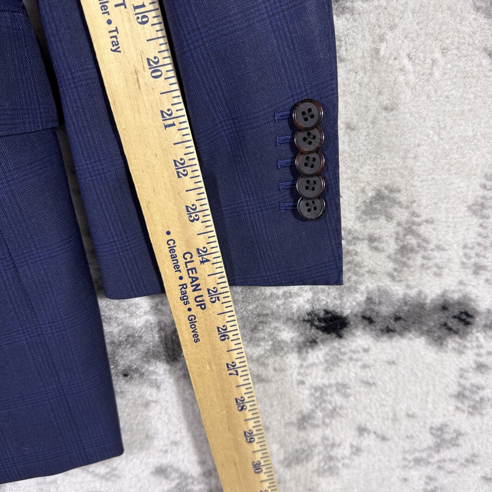 Suitsupply Washington Mens Suit US 44R EU 54 Zignone Wool Two Button Slim Fit