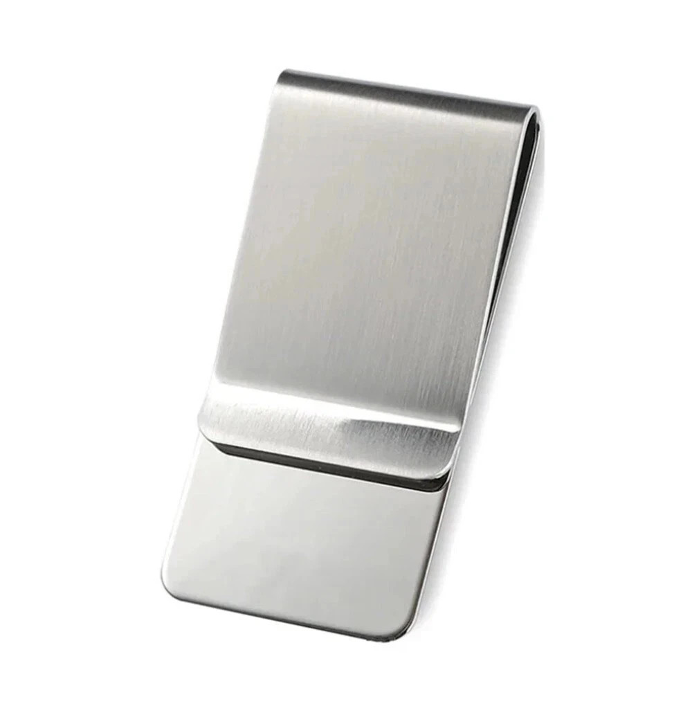 1Pc Stainless Steel Metal Money Clip Creative Banknote Clip Belt Clip Personalit