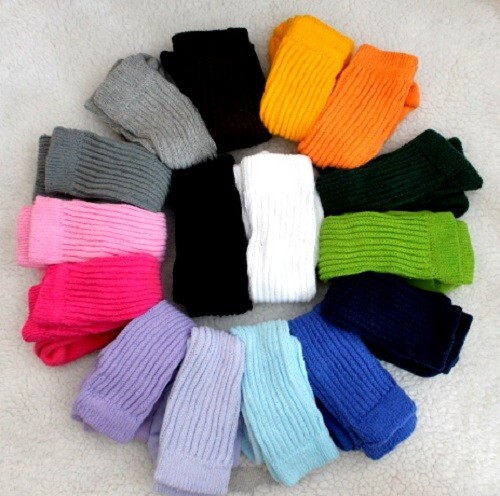 SLOUCH KNEE SOCKS Hooters Uniform Run Hike Walk Yoga Lg Warm Soccer Gym Made USA