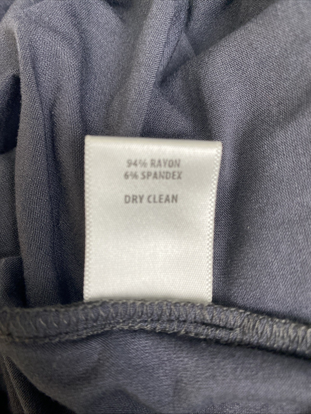 Bailey 44 Form Fitting Slate Gray Asymmetrical Pleated Lined Dress Size M (?)