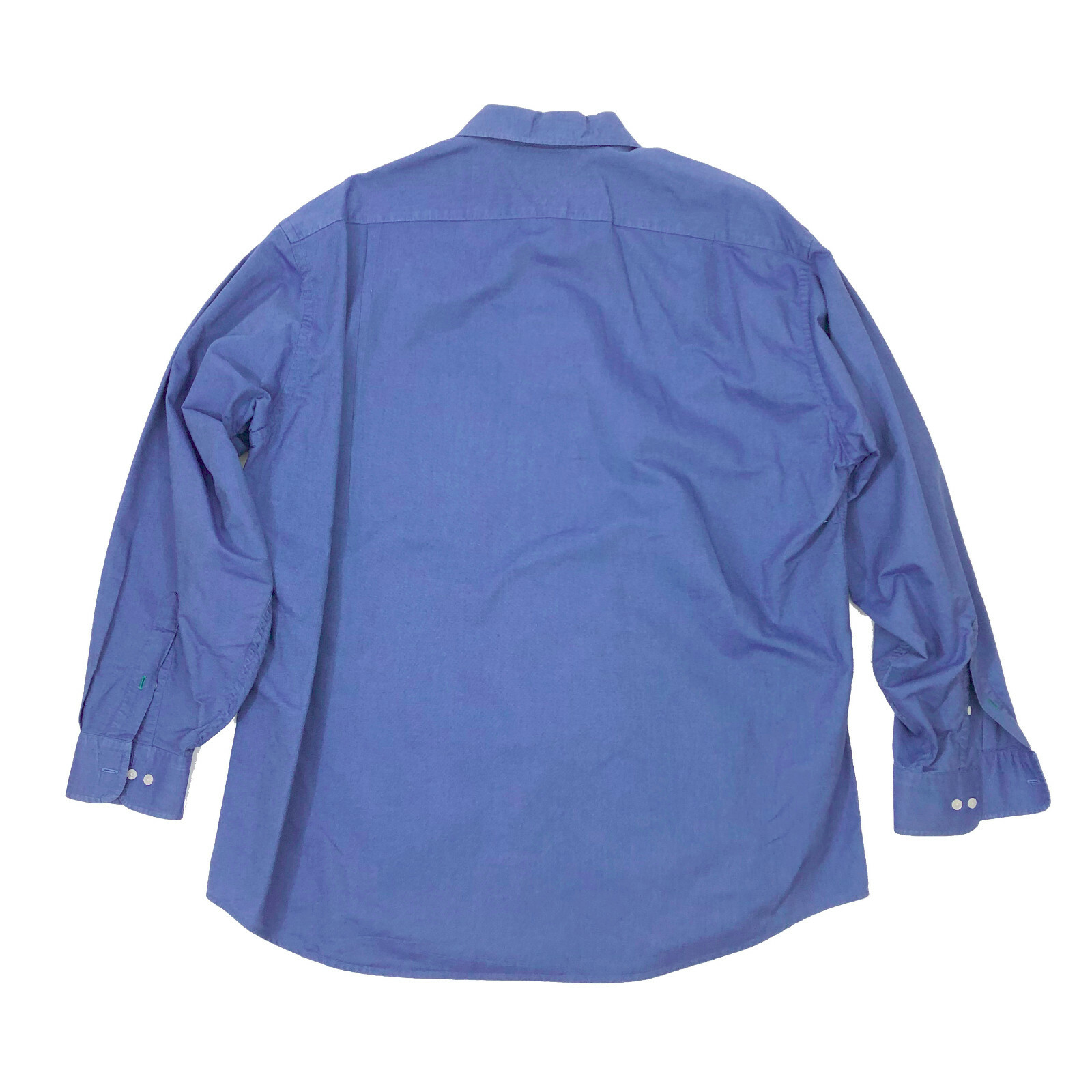 Mens Tommy Hilfiger Dress Shirt Button Collar Blue 16-1/2 34-35