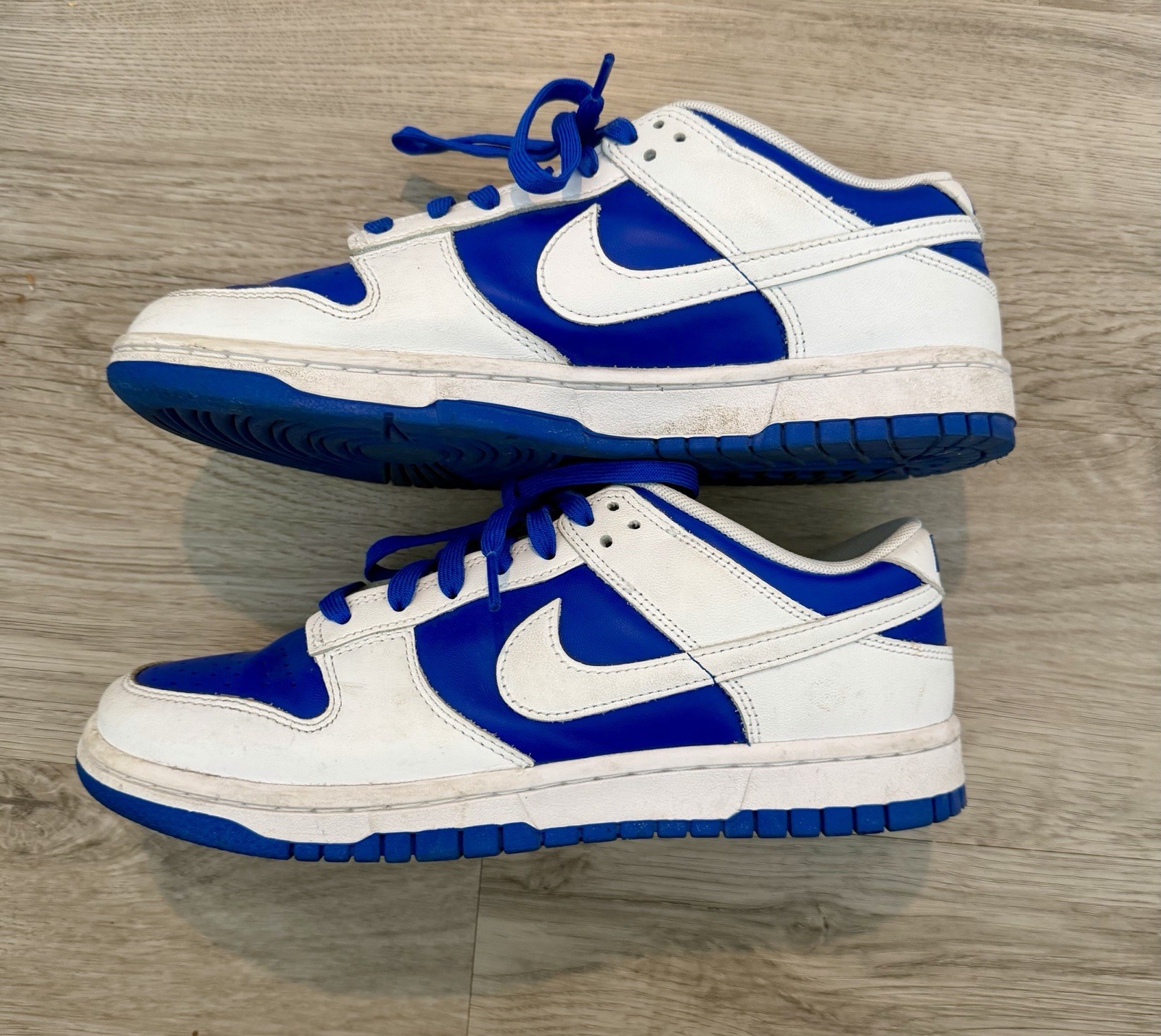 Nike Dunk Low Racer Men’s Blue/White Color Used