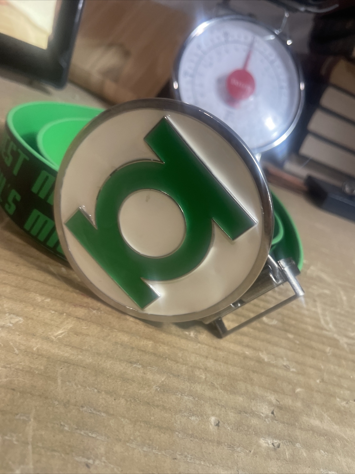 DC Comics Green Lantern Reversible Belt Buckle & Belt 45” Not Including Buckle