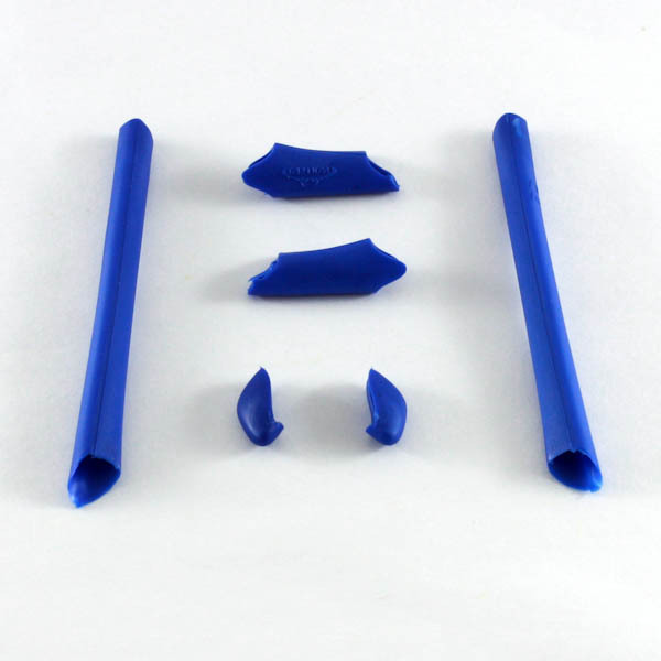 New Walleva Blue Earsocks/Nosepads For Oakley Half Jacket