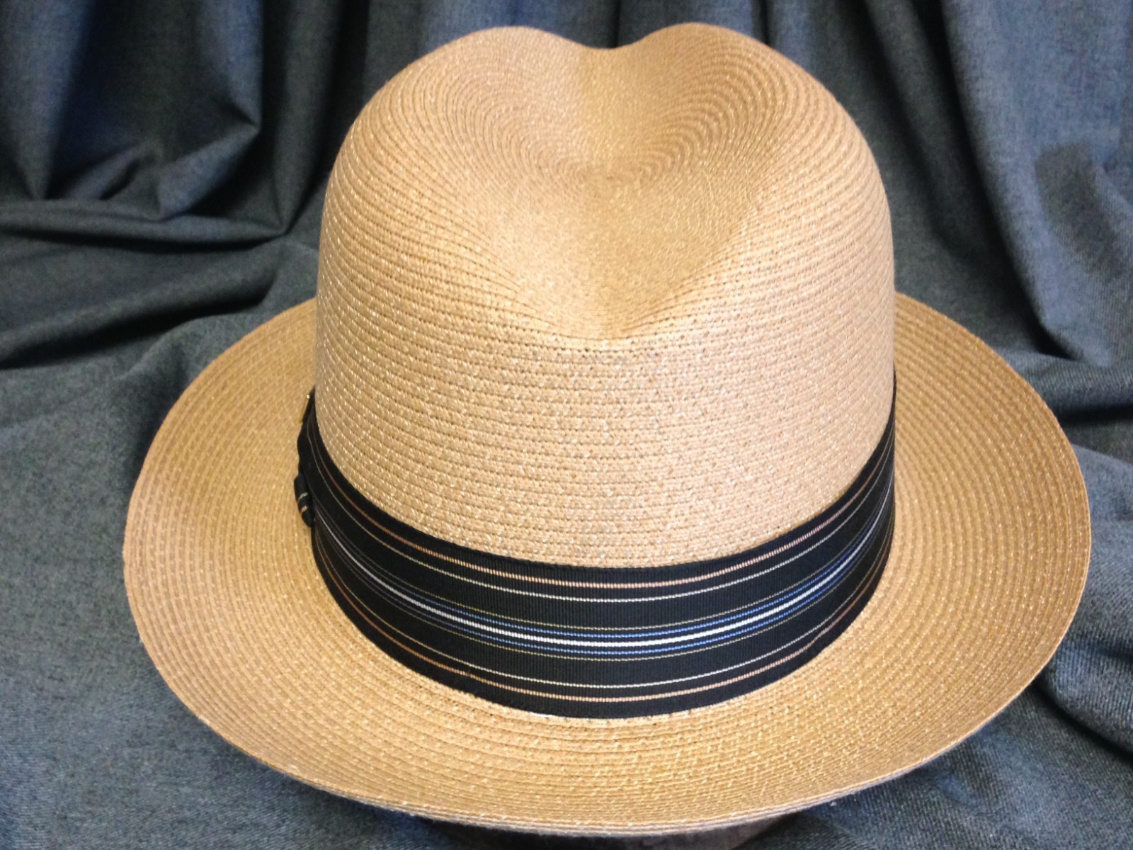 Dobbs Fifth Avenue Men’s Panama Hat Size 7 Sand Tan Straw Rogue Style Never Worn