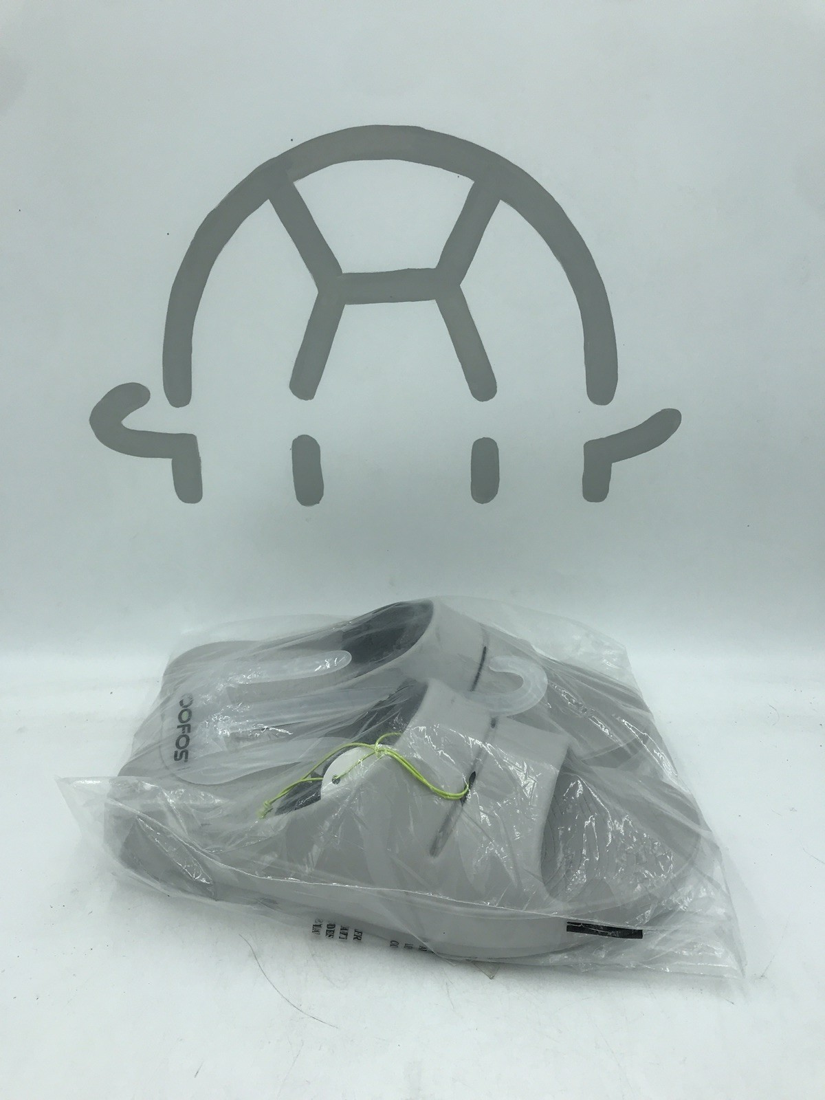 OOFOS OOahh Sport Slide Sandal Gray Lightweight Recovery Footwear Pick Size
