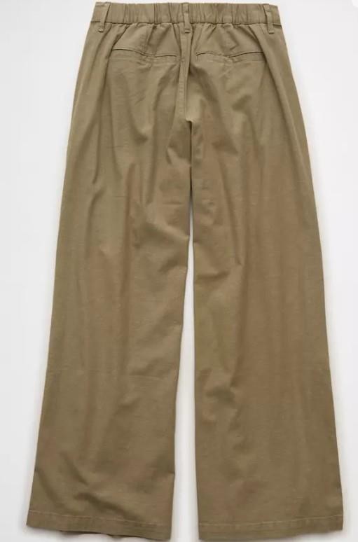 NWT American Eagle AE Low-Rise Linen-Blend Trouser