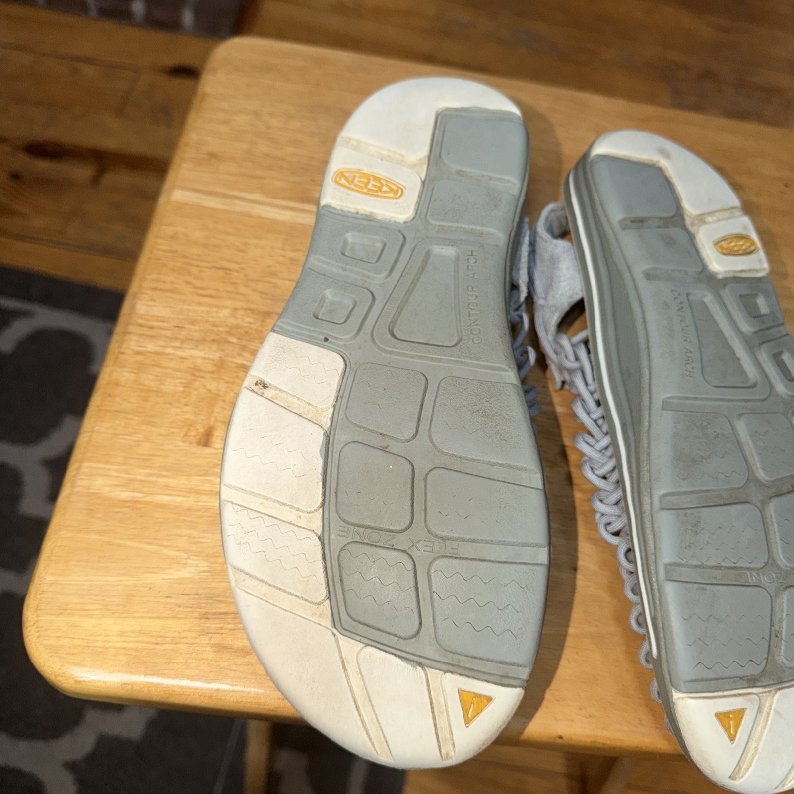 KEEN Uneek Men’s Gray Cord Sandals Size 9 W US 49.5 EU Water Shoes