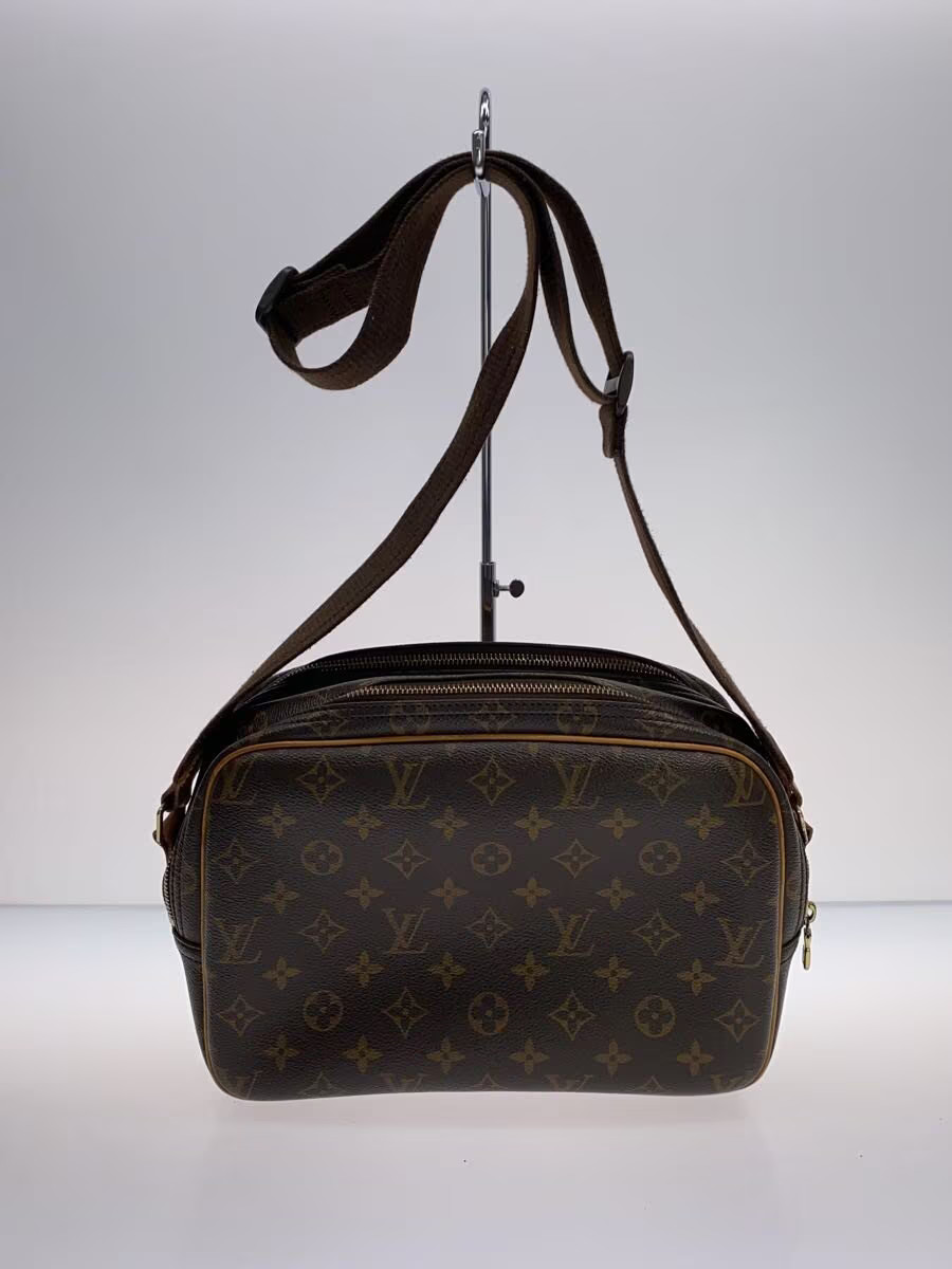 LOUIS VUITTON Reporter PM Monogram Shoulder Bag BRW All over M45254