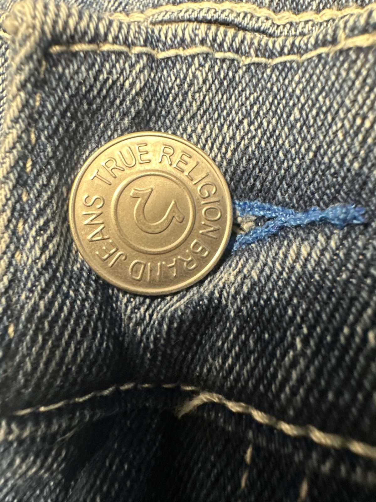 True Religion Geno “Light Pacific Wash” 33×32/Blue Relaxed Slim #700986