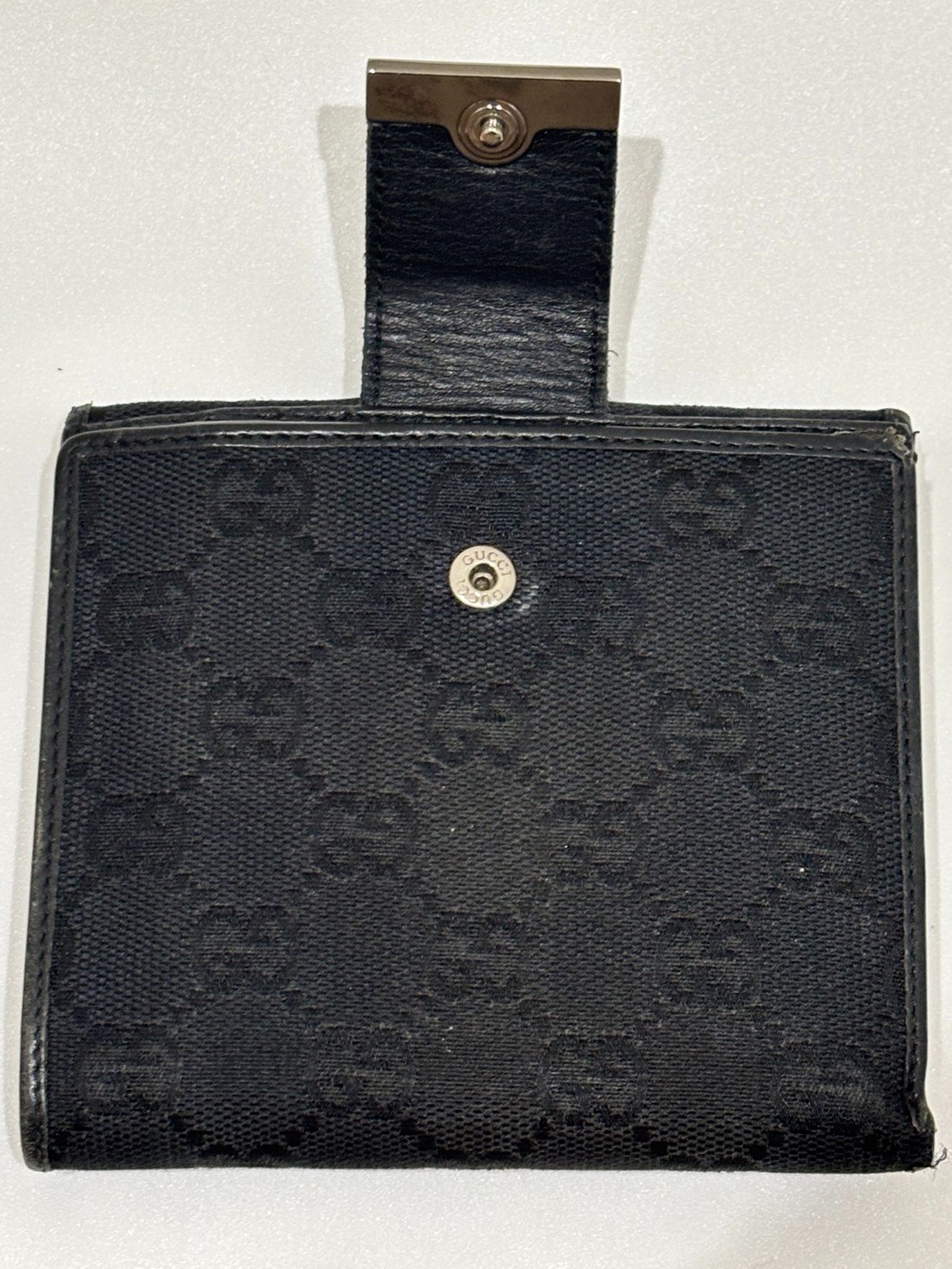 GUCCI gg canvas bifold wallet From Japan Authentic