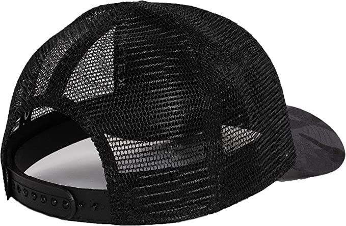 VORTEX Logo Meshes Snap Back Black Camo Cap – One Size Fits Most (121-53-BCA)
