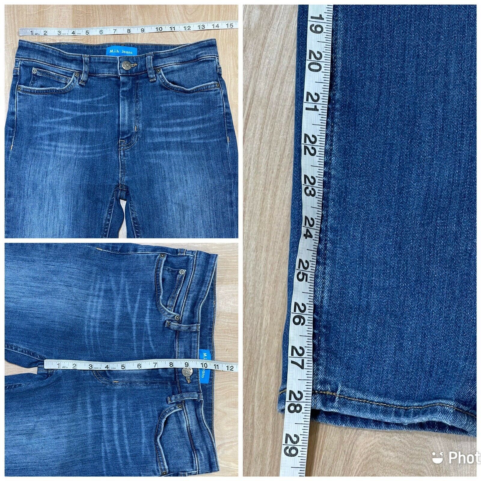 Anthropologie M.i.H. Jeans Size 27 Bridge High Rise Medium Wash Skinny Jeans