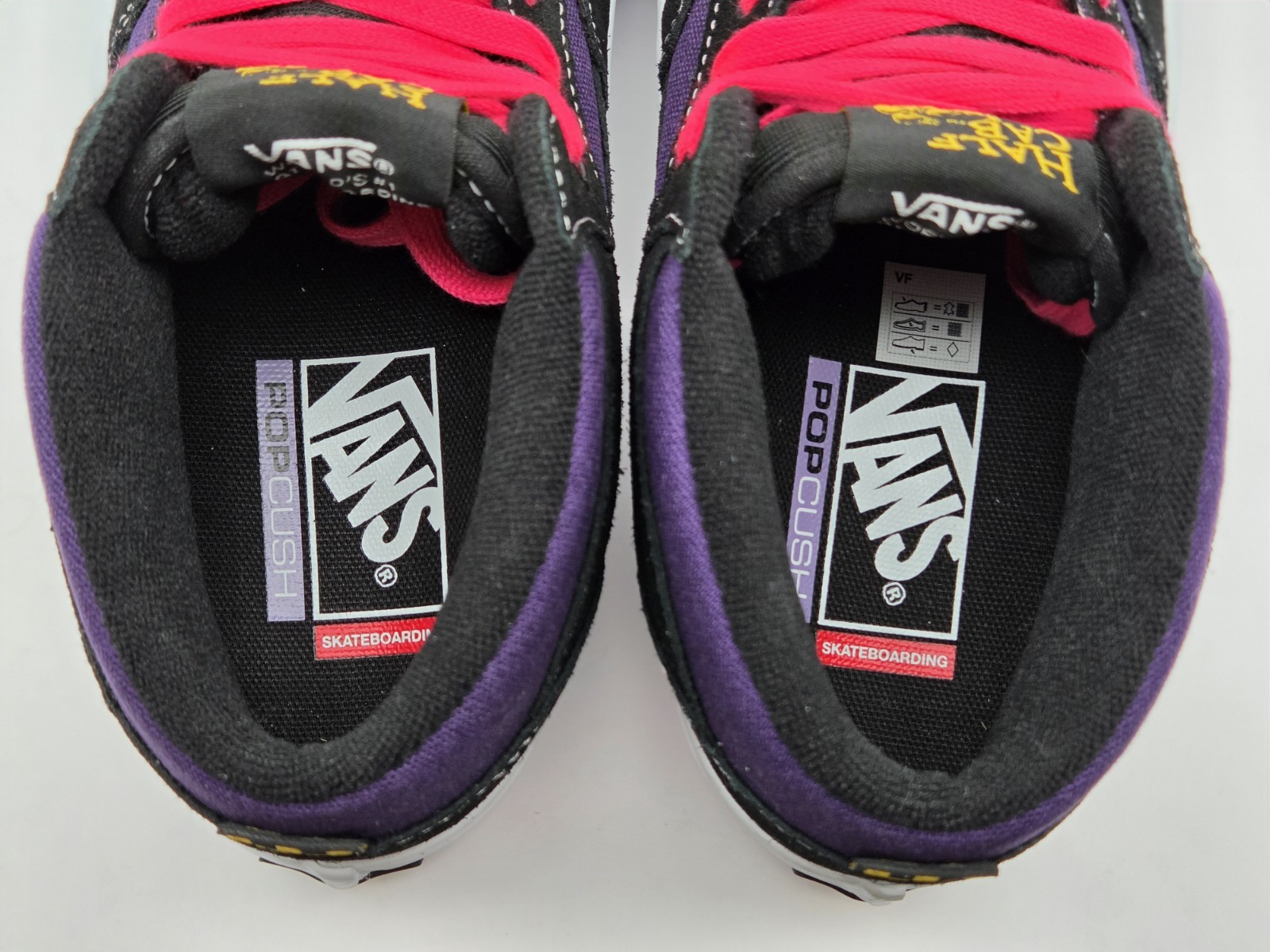 Vans Skate Half Cab Black Purple Size 7 Mens VN0A2Z34B5P New No Box