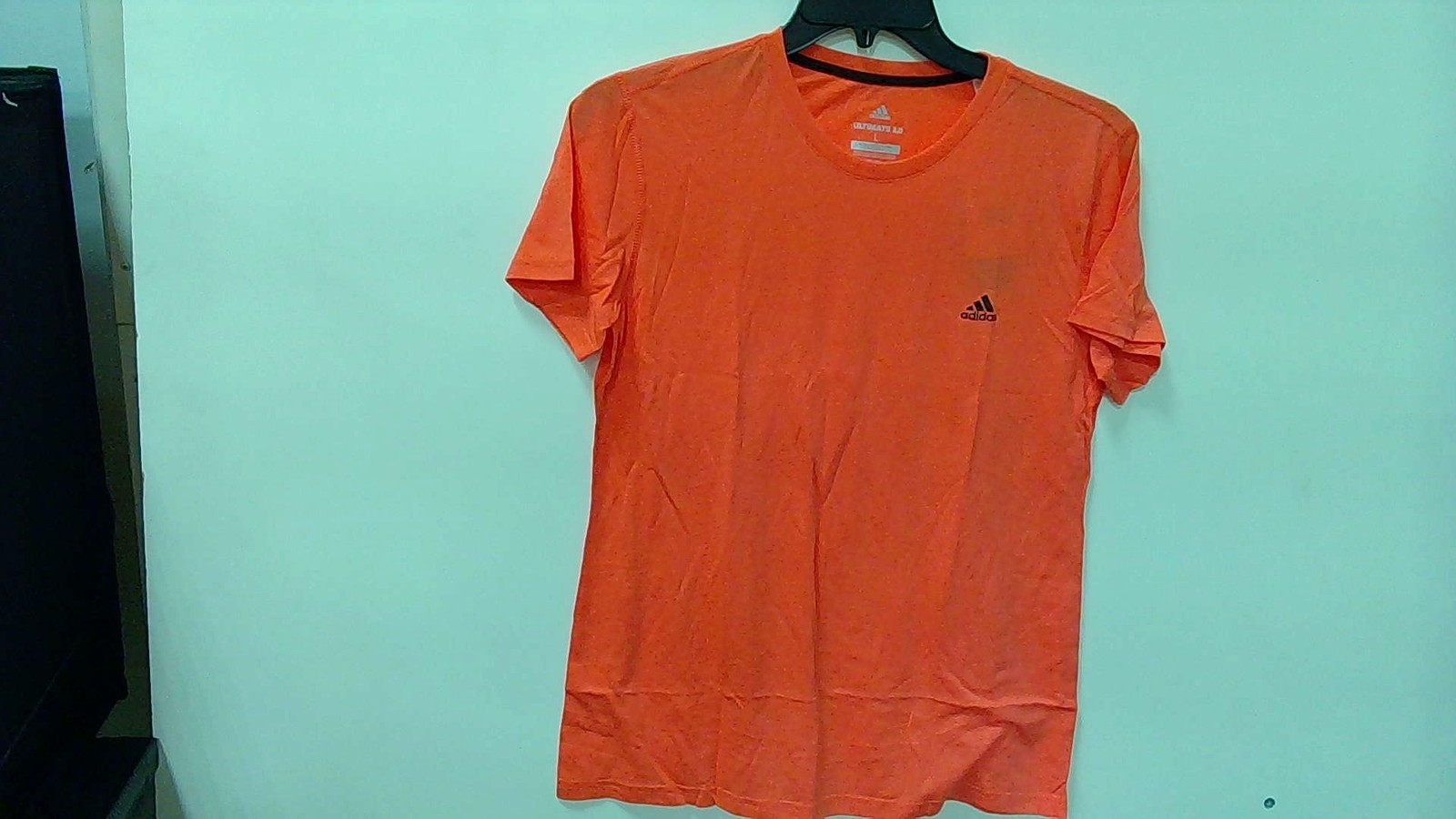 Adidas Ultimate Short Sleeve Easy Coral/Black Training T-shirt Size Large