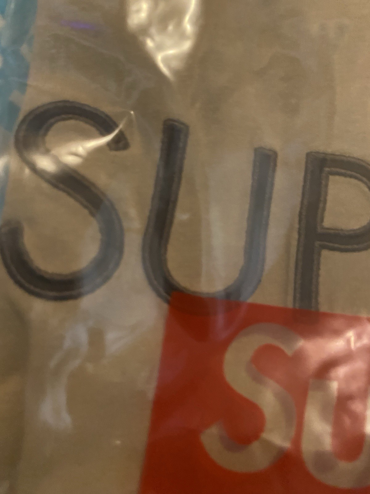 Supreme Capital S/S Top Dark Tan Brown SS25 Size XL Spellout