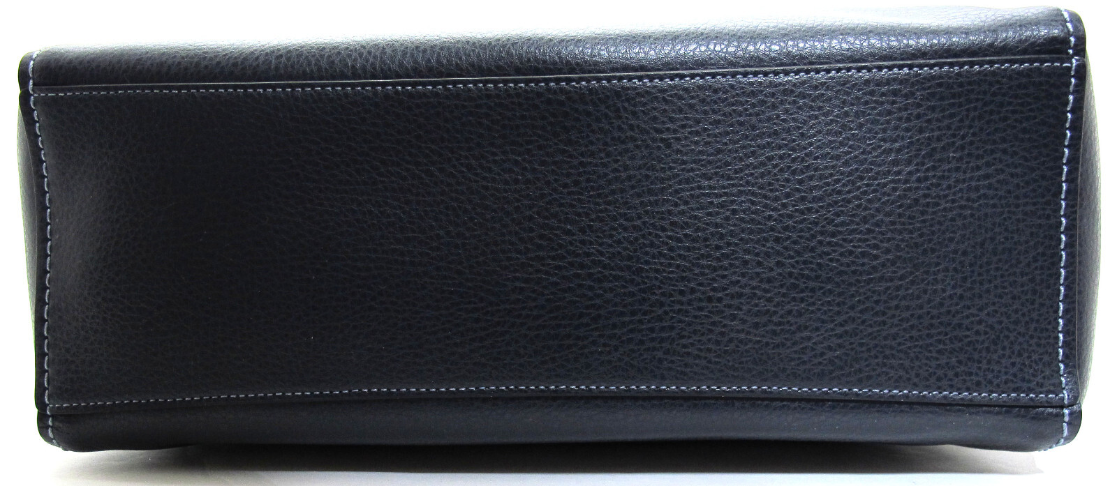 NEW Authentic COACH Embossed Horse & Carriage Leather Derby Tote Midnight Navy