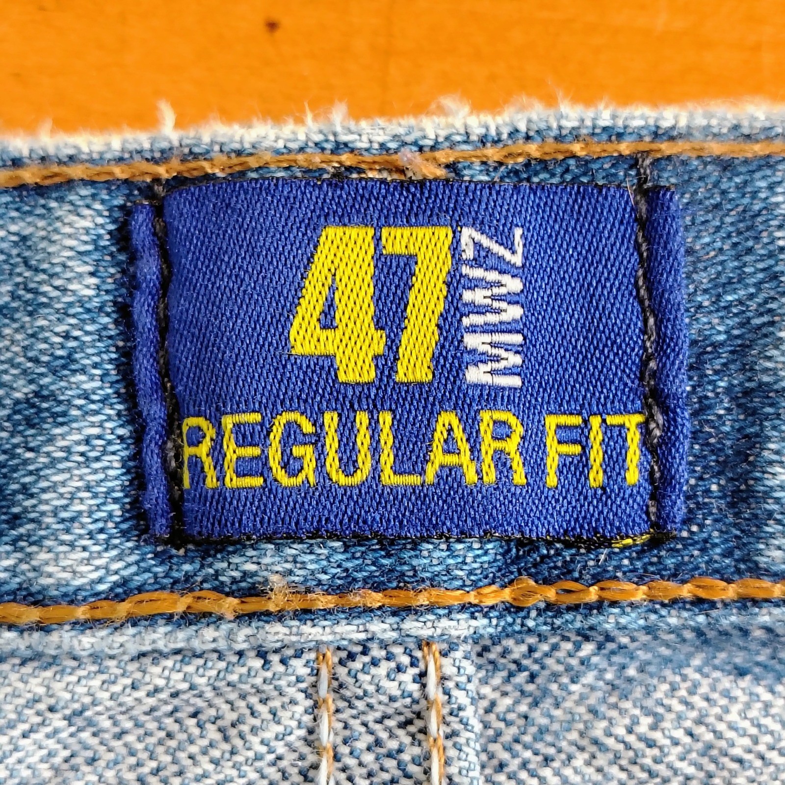 Wrangler 47MWZ Premium Performance Cowboy Cut Jeans Mens 38×30 Regular Fit Blue